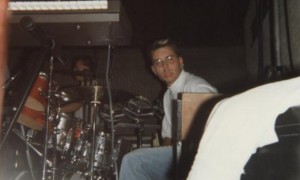 Léo am Drumset 1988